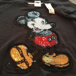 Disney Mickey Mouse Grey Sweater brand new